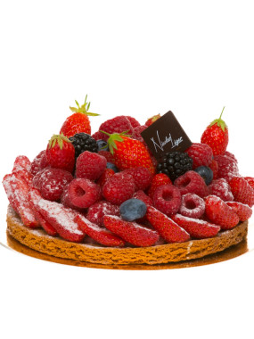 tarte fruits rouges 6 pers