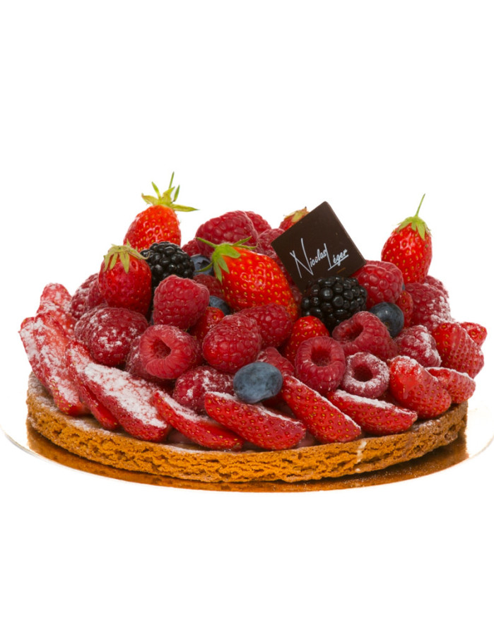 Tarte fruits rouges 4 pers