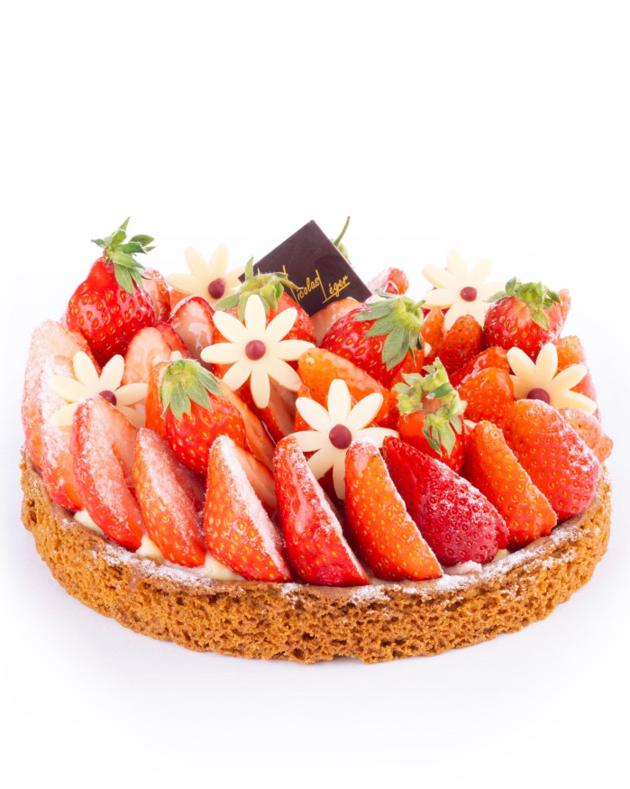 Tarte aux fraises 6 pers
