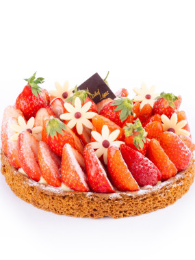 Tarte aux fraises 4 pers