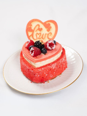 Entremets St Valentin   ( à savourer à 2! )