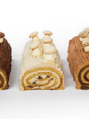 Buche traditionnelle marron 6 pers